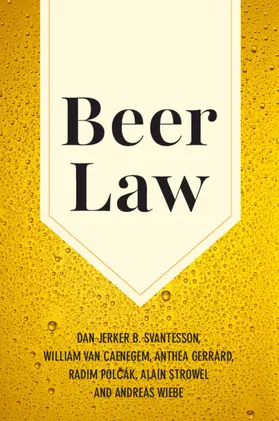 Svantesson / Van Caenegem / Gerrard |  Beer Law | Buch |  Sack Fachmedien