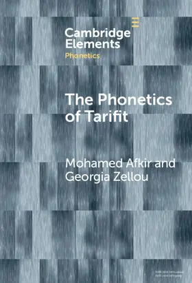 Afkir / Zellou |  The Phonetics of Tarifit | Buch |  Sack Fachmedien