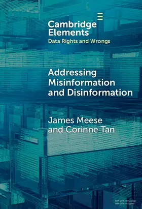 Meese / Tan |  Addressing Misinformation and Disinformation | Buch |  Sack Fachmedien