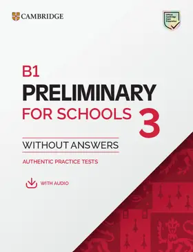  B1 Preliminary for Schools 3 Student's Book Without Answers with Digital Pack | Buch |  Sack Fachmedien