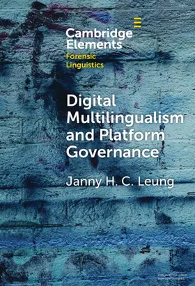 Leung |  Digital Multilingualism and Platform Governance | Buch |  Sack Fachmedien