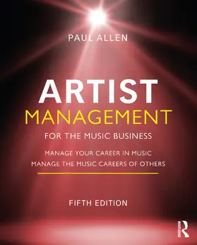 Allen |  Artist Management for the Music Business | Buch |  Sack Fachmedien