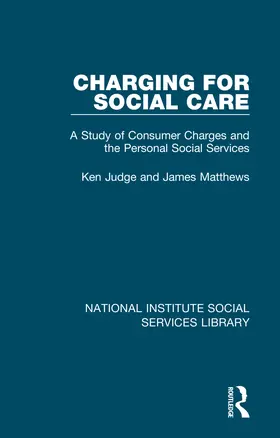 Judge / Matthews |  Charging for Social Care | Buch |  Sack Fachmedien