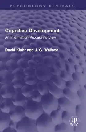 Klahr / Wallace | Cognitive Development | Buch | 978-1-032-06254-9 | sack.de