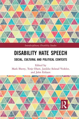 Sherry / Olsen / Solstad Vedeler |  Disability Hate Speech | Buch |  Sack Fachmedien