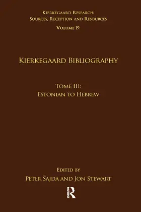 Šajda / Stewart | Volume 19, Tome III | Buch | 978-1-032-09725-1 | sack.de