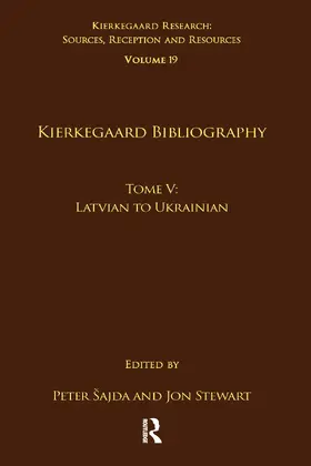 Šajda / Stewart | Volume 19, Tome V | Buch | 978-1-032-09726-8 | sack.de