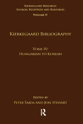 Šajda / Stewart |  Volume 19, Tome IV | Buch |  Sack Fachmedien