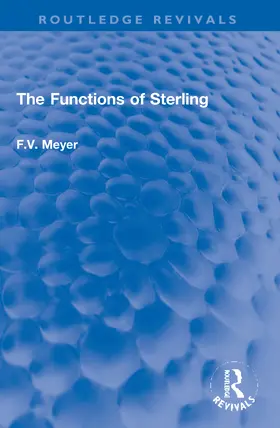 Meyer |  The Functions of Sterling | Buch |  Sack Fachmedien