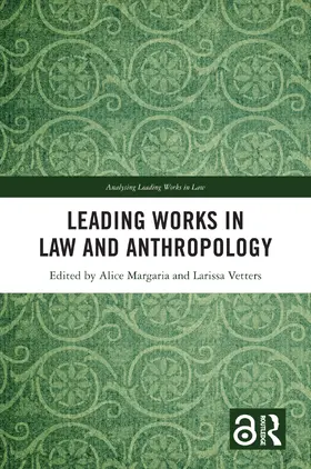 Margaria / Vetters |  Leading Works in Law and Anthropology | Buch |  Sack Fachmedien