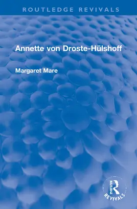 Mare |  Annette von Droste-Hülshoff | Buch |  Sack Fachmedien