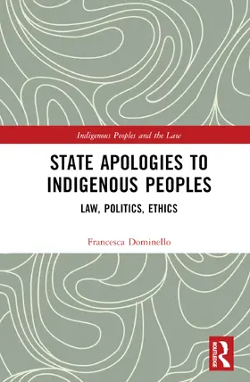 Dominello |  State Apologies to Indigenous Peoples | Buch |  Sack Fachmedien