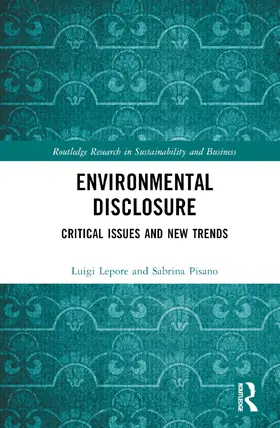 Lepore / Pisano | Environmental Disclosure | Buch | 978-1-032-15848-8 | www2.sack.de