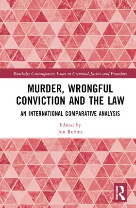 Robins |  Murder, Wrongful Conviction and the Law | Buch |  Sack Fachmedien