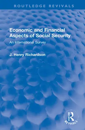 Richardson |  Economic and Financial Aspects of Social Security | Buch |  Sack Fachmedien