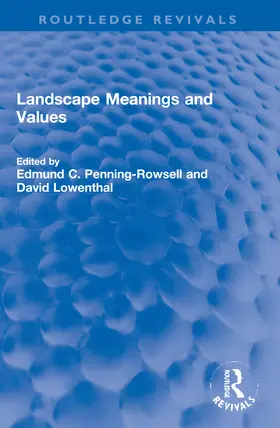 Penning-Rowsell / Lowenthal |  Landscape Meanings and Values | Buch |  Sack Fachmedien
