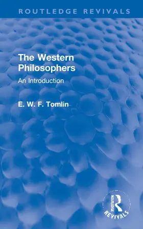 Tomlin |  The Western Philosophers | Buch |  Sack Fachmedien