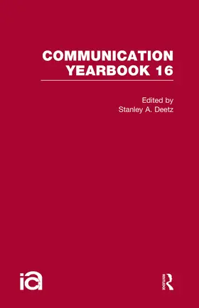 Deetz |  Communication Yearbook 16 | Buch |  Sack Fachmedien