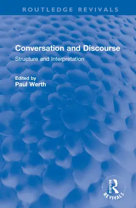 Werth |  Conversation and Discourse | Buch |  Sack Fachmedien