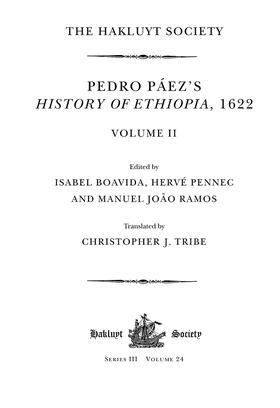 Boavida / Pennec / Ramos |  Pedro Páez's History of Ethiopia, 1622 / Volume II | Buch |  Sack Fachmedien