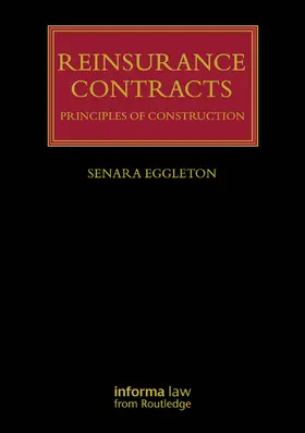 Eggleton |  Reinsurance Contracts | Buch |  Sack Fachmedien