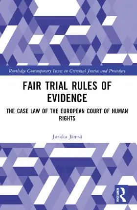 Jämsä |  Fair Trial Rules of Evidence | Buch |  Sack Fachmedien