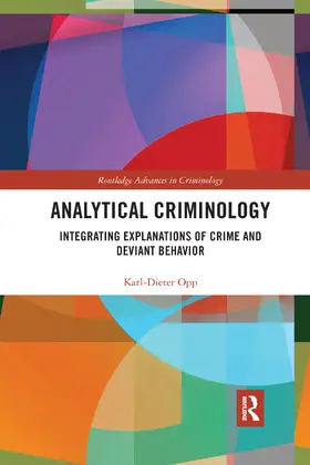 Opp |  Analytical Criminology | Buch |  Sack Fachmedien