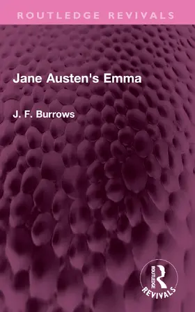 Burrows |  Jane Austen's Emma | Buch |  Sack Fachmedien
