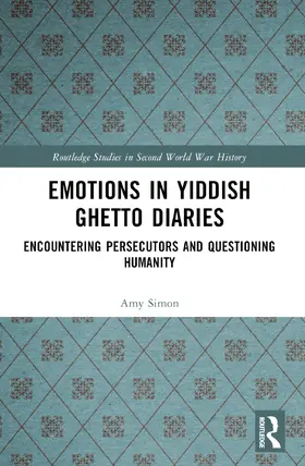 Simon |  Emotions in Yiddish Ghetto Diaries | Buch |  Sack Fachmedien