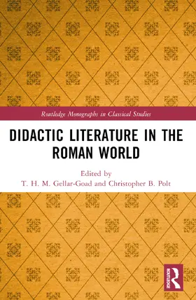 Polt / Gellar-Goad |  Didactic Literature in the Roman World | Buch |  Sack Fachmedien