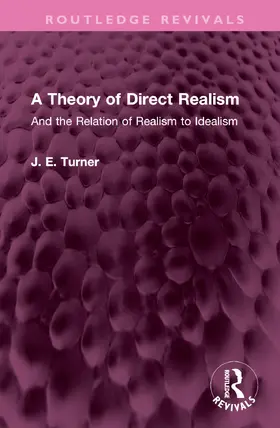 Turner |  A Theory of Direct Realism | Buch |  Sack Fachmedien
