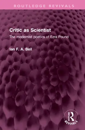 Bell |  Critic as Scientist | Buch |  Sack Fachmedien