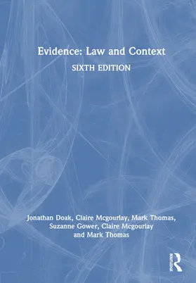 Mcgourlay / Thomas / Gower |  Evidence | Buch |  Sack Fachmedien