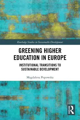 Popowska |  Greening Higher Education in Europe | Buch |  Sack Fachmedien