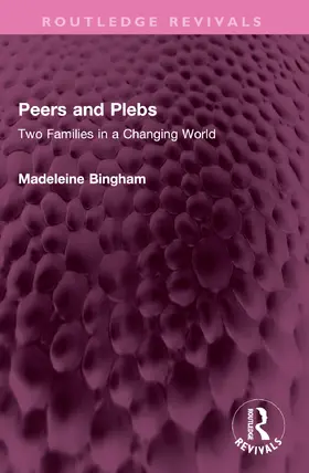 Bingham |  Peers and Plebs | Buch |  Sack Fachmedien