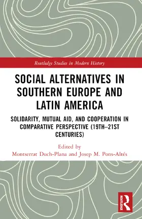Pons-Altes / Duch-Plana / Pons-Altés |  Social Alternatives in Southern Europe and Latin America | Buch |  Sack Fachmedien