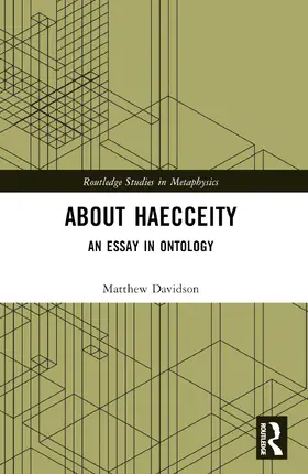 Davidson |  About Haecceity | Buch |  Sack Fachmedien