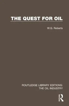 Roberts |  The Quest for Oil | Buch |  Sack Fachmedien
