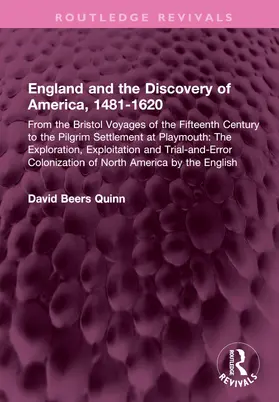 Quinn |  England and the Discovery of America, 1481-1620 | Buch |  Sack Fachmedien