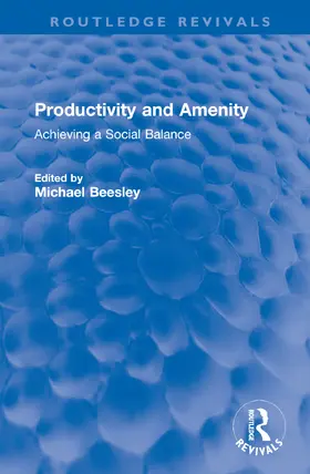 Beesley |  Productivity and Amenity | Buch |  Sack Fachmedien