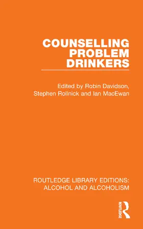 Davidson / Rollnick / MacEwan |  Counselling Problem Drinkers | Buch |  Sack Fachmedien