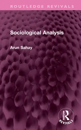 Sahay |  Sociological Analysis | Buch |  Sack Fachmedien