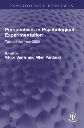 Parducci / Sarris |  Perspectives in Psychological Experimentation | Buch |  Sack Fachmedien