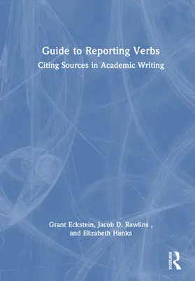 Hanks / Eckstein / Rawlins |  Guide to Reporting Verbs | Buch |  Sack Fachmedien
