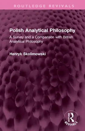 Skolimowski | Polish Analytical Philosophy | Buch | 978-1-032-70076-2 | www2.sack.de