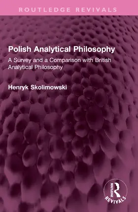 Skolimowski |  Polish Analytical Philosophy | Buch |  Sack Fachmedien