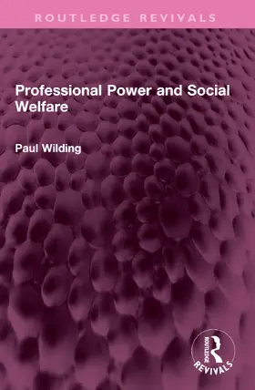 Wilding |  Professional Power and Social Welfare | Buch |  Sack Fachmedien
