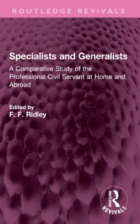 Ridley |  Specialists and Generalists | Buch |  Sack Fachmedien