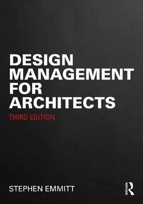 Emmitt |  Design Management for Architects | Buch |  Sack Fachmedien