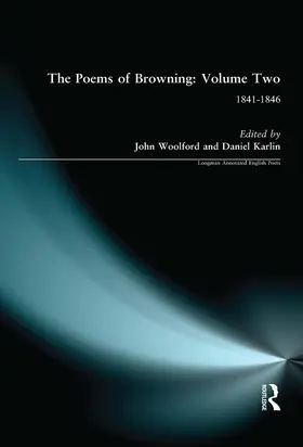 Woolford / Karlin |  The Poems of Browning: Volume Two | Buch |  Sack Fachmedien